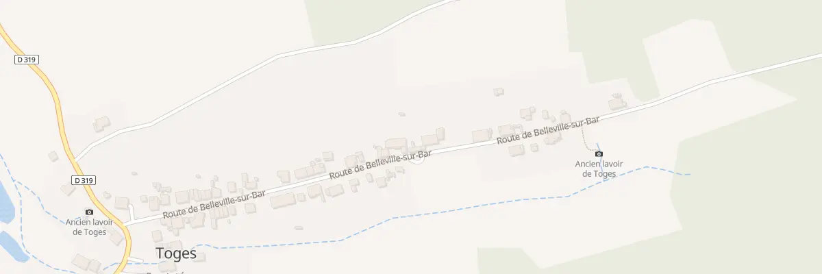 Plan du 31 Rue de Belleville à Toges