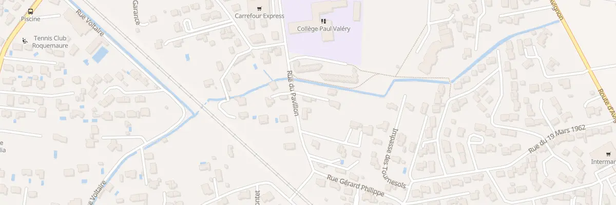 Plan du 45 Rue du Pavillon à Roquemaure