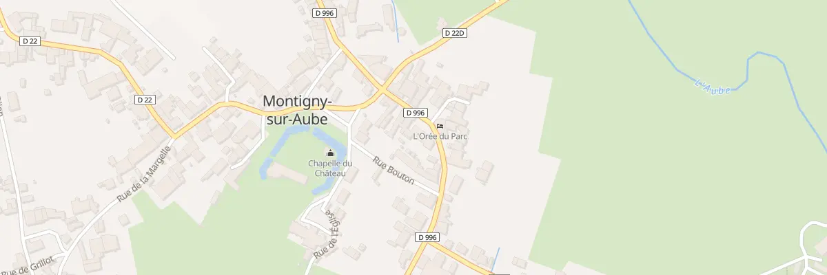 Plan du 6 Rue de la Potelle à Montigny-sur-Aube