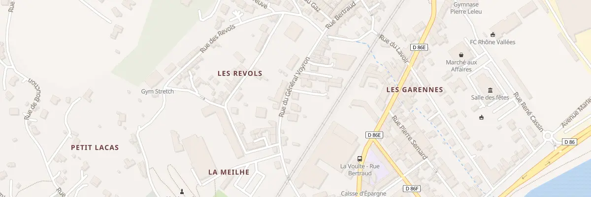Plan du 16 Rue General Voyron à La Voulte-sur-Rhône