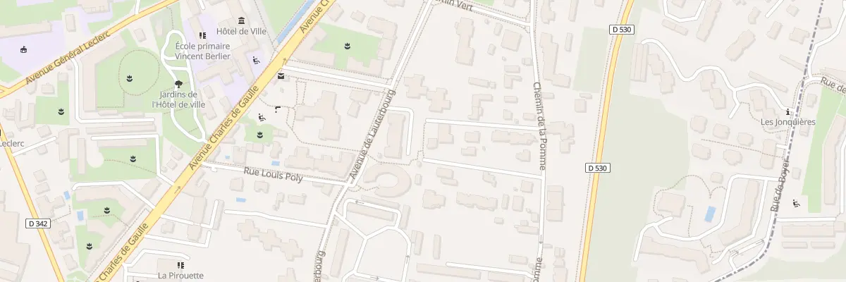 Plan du 5 Av de Lauterbourg à Tassin-la-Demi-Lune