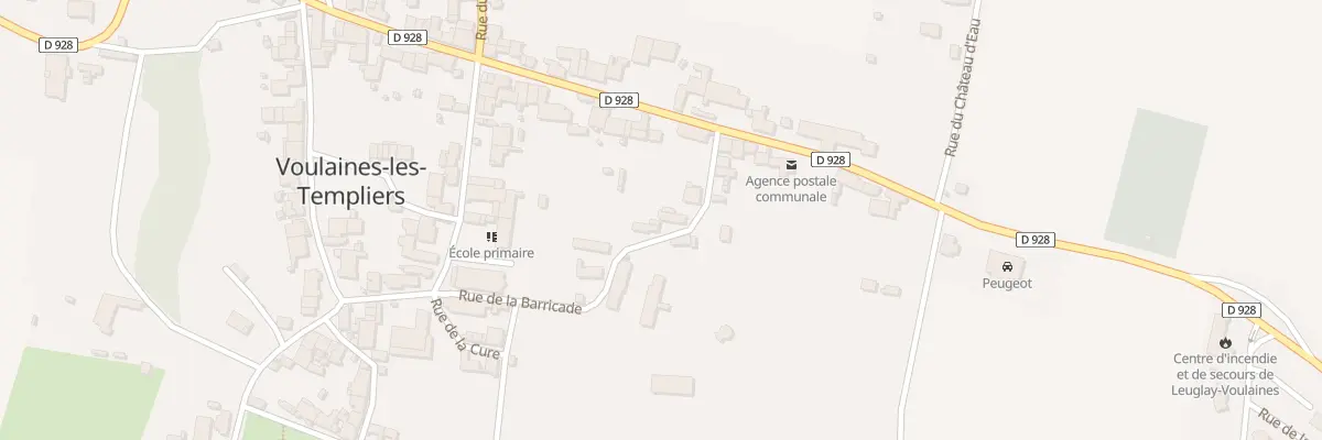 Plan du 6 Rue de la Barricade à Voulaines-les-Templiers