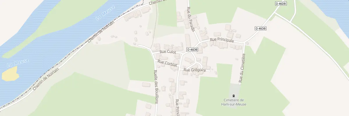 Plan du 5076 Rue Corbiat à Ham-sur-Meuse