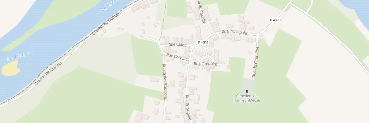 Plan du 34 Rue Corbiat à Ham-sur-Meuse