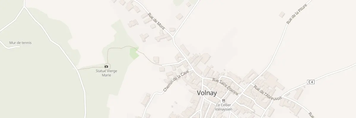 Plan du 4 Rue de Lassolle à Volnay