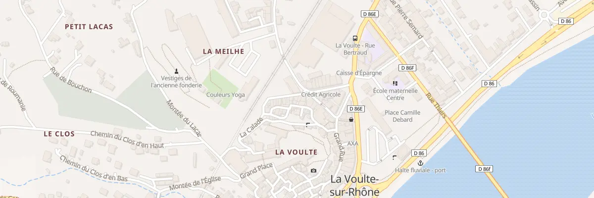 Plan du 5 La Meilhe à La Voulte-sur-Rhône