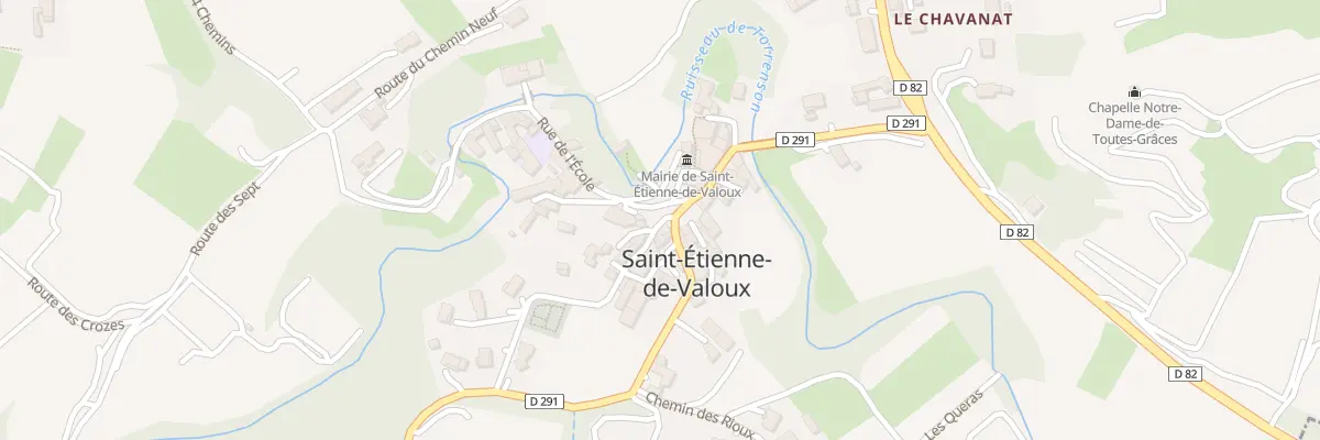 Plan du 5102 Village à Saint-Étienne-de-Valoux