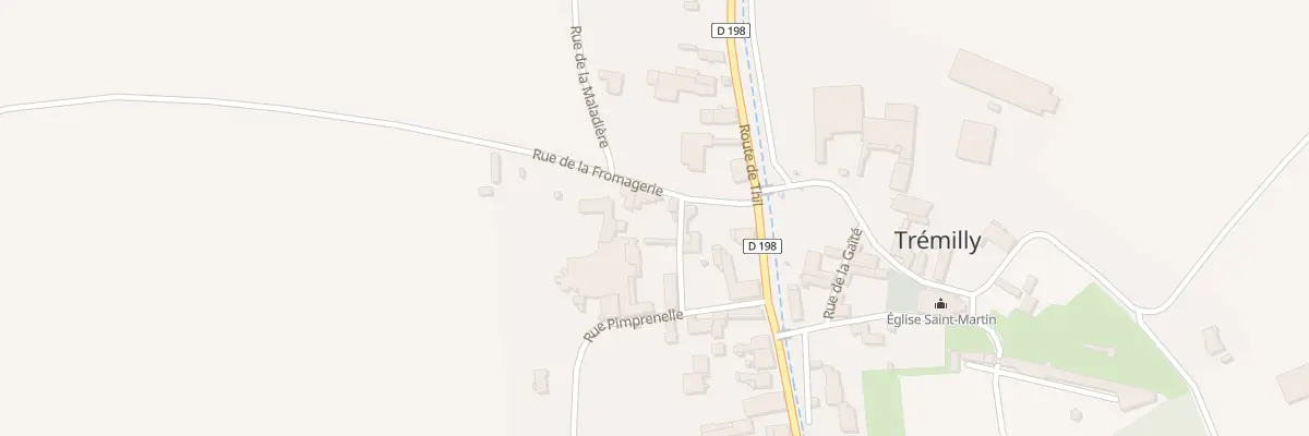 Plan du 3 Rue de la Fromagerie à Trémilly
