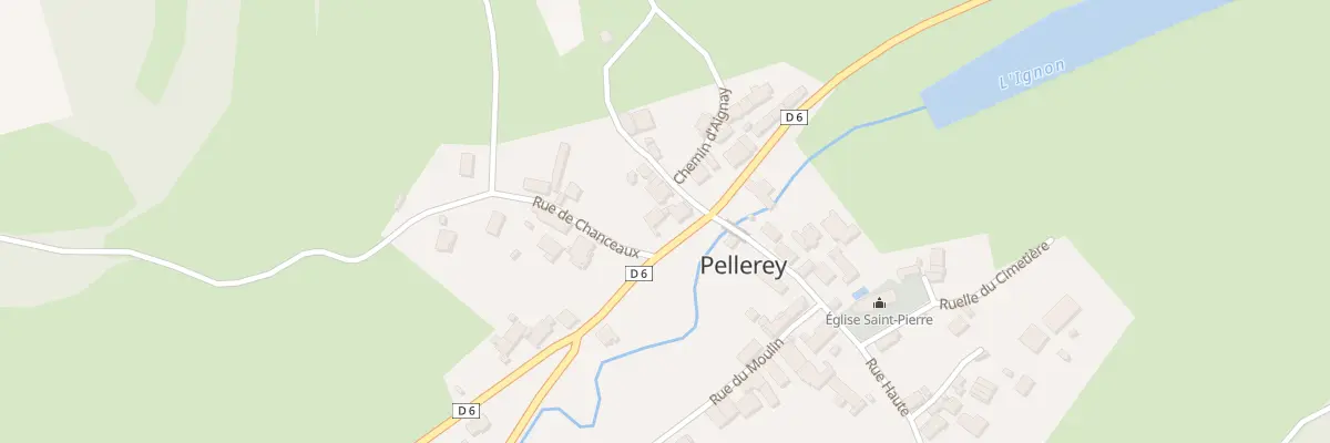 Plan du 9024 Rte de Chanceaux à Pellerey