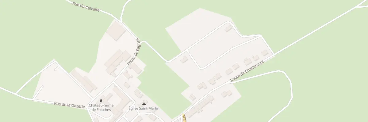 Plan du 2 Les Coutures à Foisches