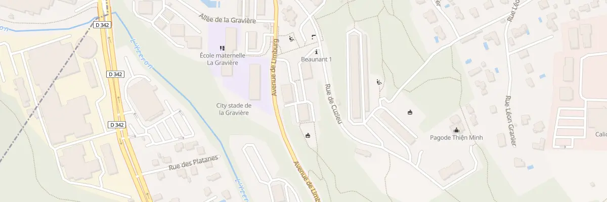 Plan du 6 Rue de Cuzieu à Sainte-Foy-lès-Lyon