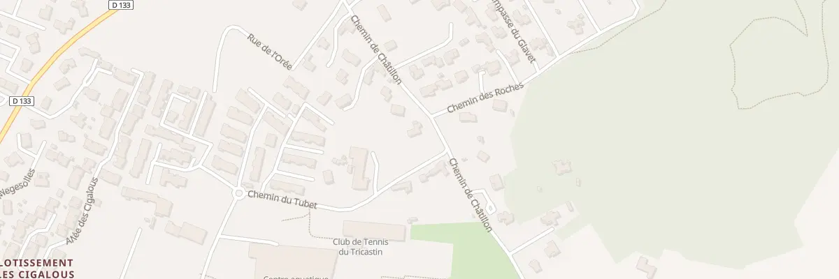 Plan du 366 Che de Châtillon à Saint-Paul-Trois-Châteaux