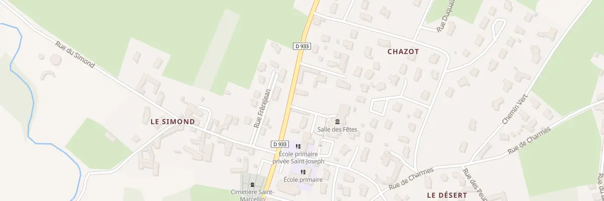 Plan du 5004 Rte de Thoissey à Guéreins