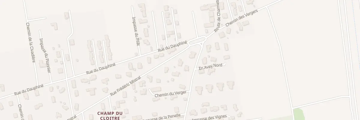 Plan du 55 Rue Frédéric Mistral à Sablons