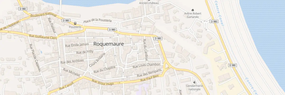 Plan du 6 Pl Châteauneuf à Roquemaure