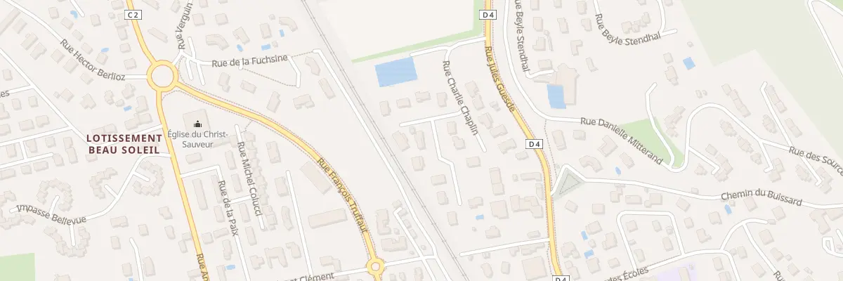 Plan du 14 Rue Charlie Chaplin à Saint-Maurice-l’Exil