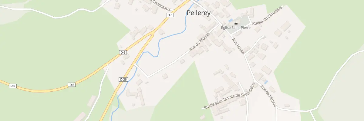 Plan du 9013 Rue du Moulin à Pellerey