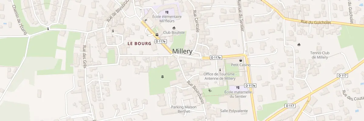 Plan du 1 Rue Bourchanin à Millery