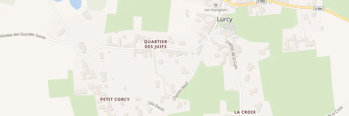 Plan du 5009 Au Bourg à Lurcy