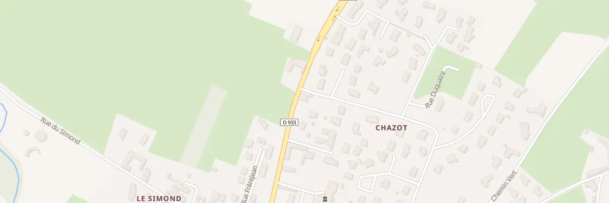 Plan du 5001 Rte de Thoissey à Guéreins