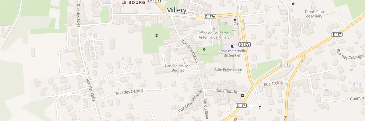 Plan du 24 Rue Bourchanin à Millery