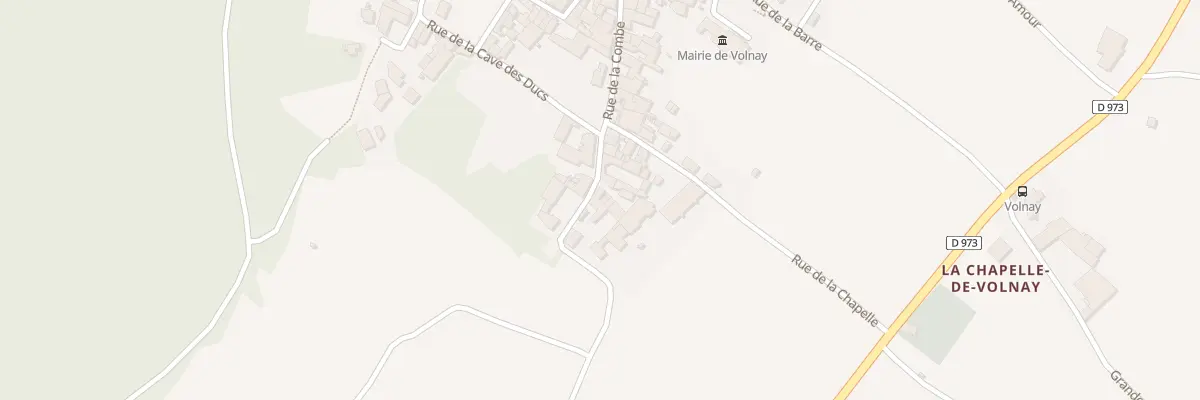 Plan du 9 Rue du Pied de la Vallée à Volnay