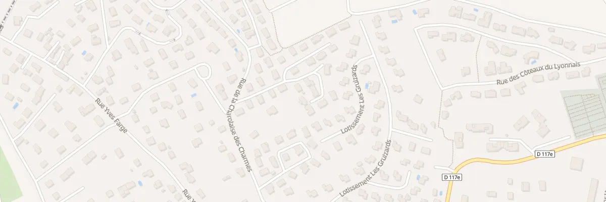Plan du 60 Rue Charolaise des Charmes à Grigny-sur-Rhône