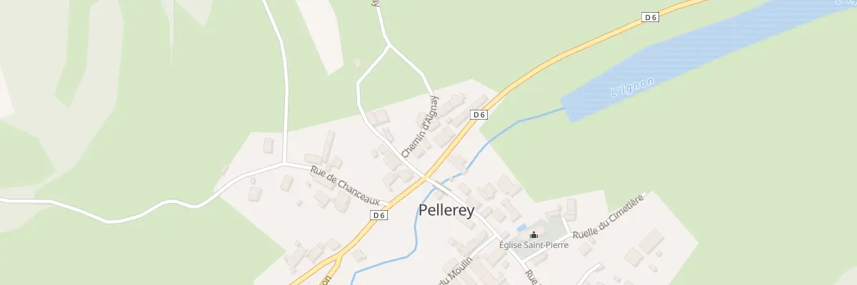 Plan du 9004 Che d’’Aignay à Pellerey
