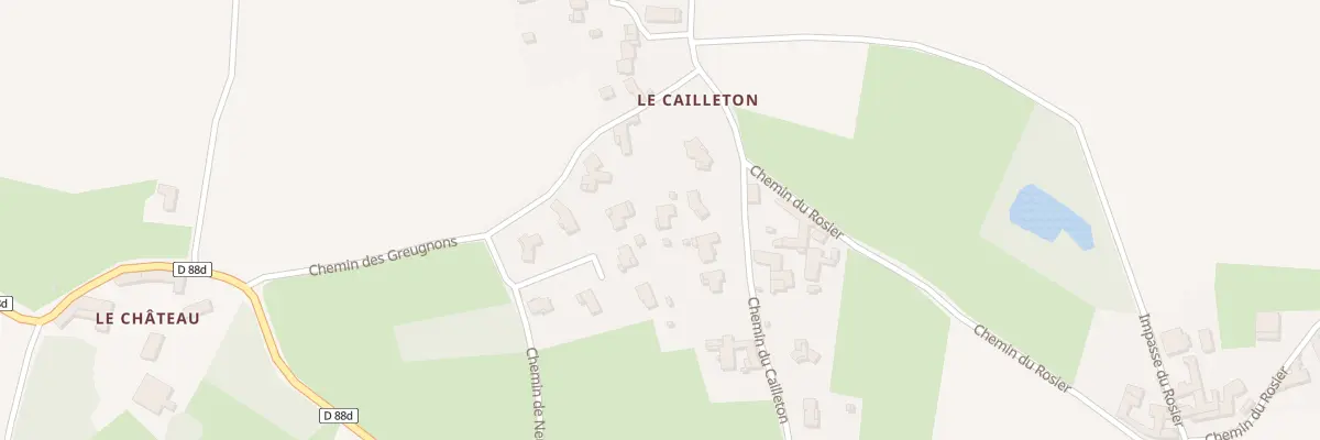 Plan du 5141 Che du Cailleton à Lurcy