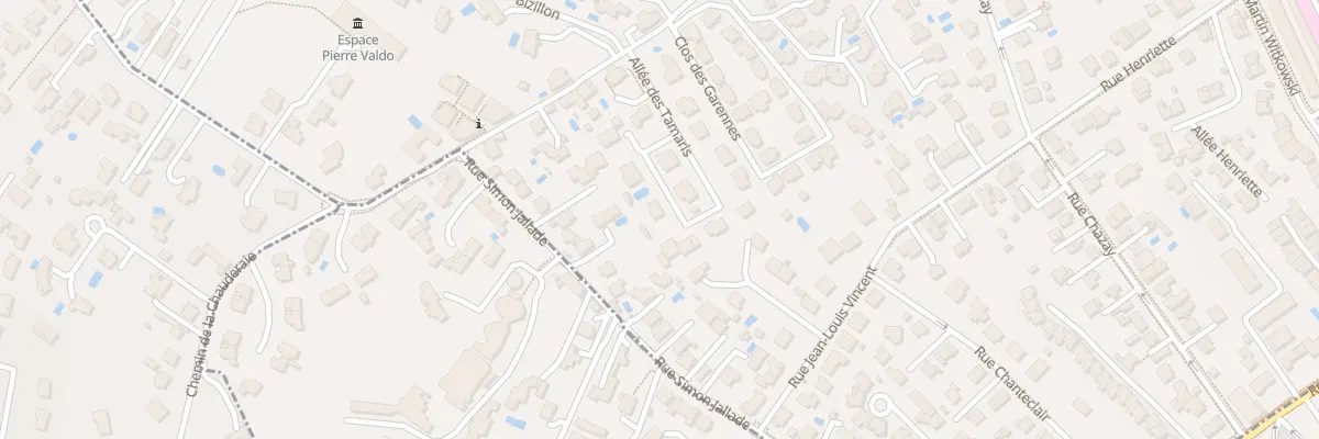 Plan du 17 All des Tamaris à Lyon 5e Arrondissement