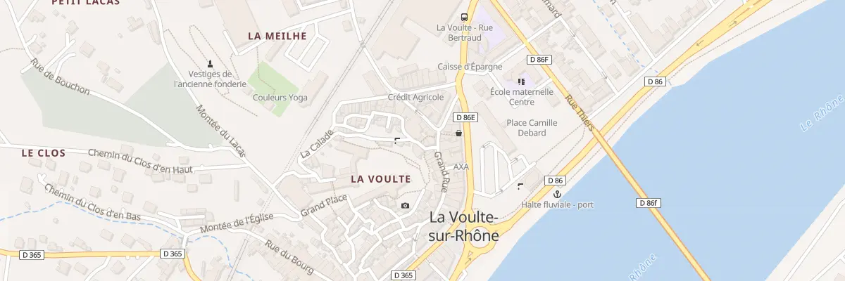 Plan du 6 Rue de la Libération à La Voulte-sur-Rhône