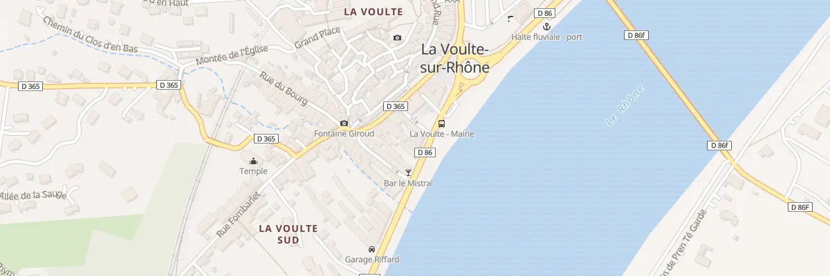 Plan du 8 Quai Anatole France à La Voulte-sur-Rhône