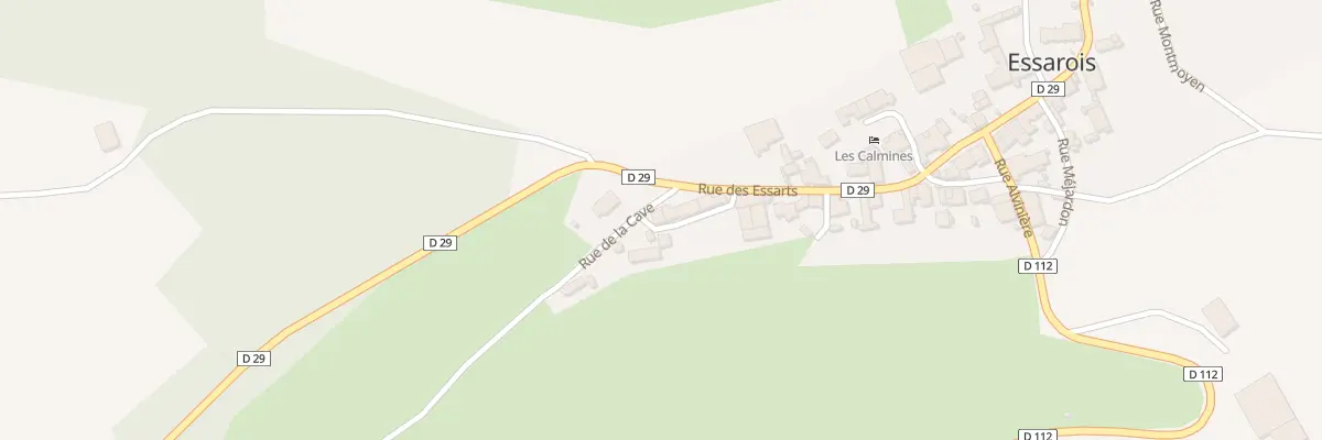 Plan du 1 Rue de la Cave à Essarois