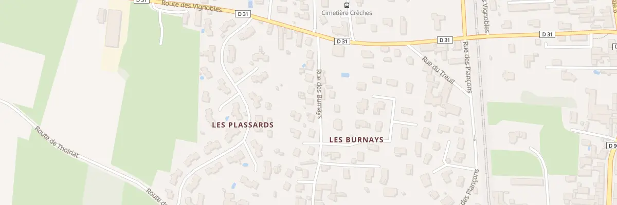 Plan du 96 Rue des Burnays à Crêches-sur-Saône