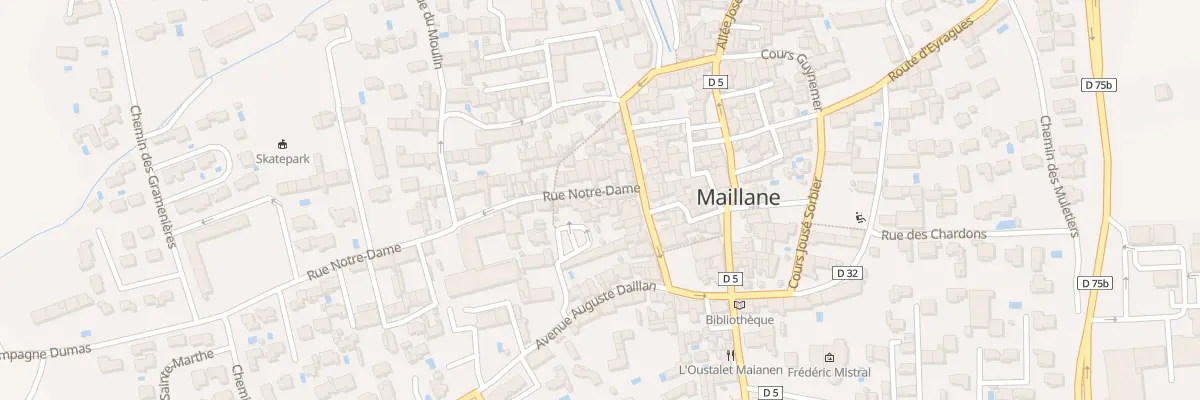 Plan du 3 Rue Notre-Dame à Maillane