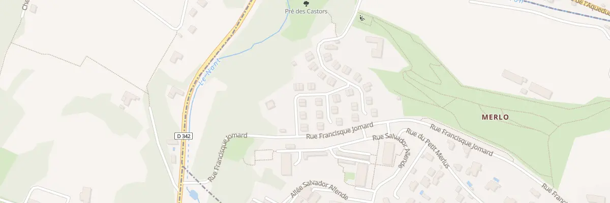 Plan du 45 Rue de Merlo à Oullins-Pierre-Bénite