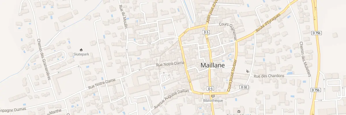 Plan du 8 Rue Notre-Dame à Maillane