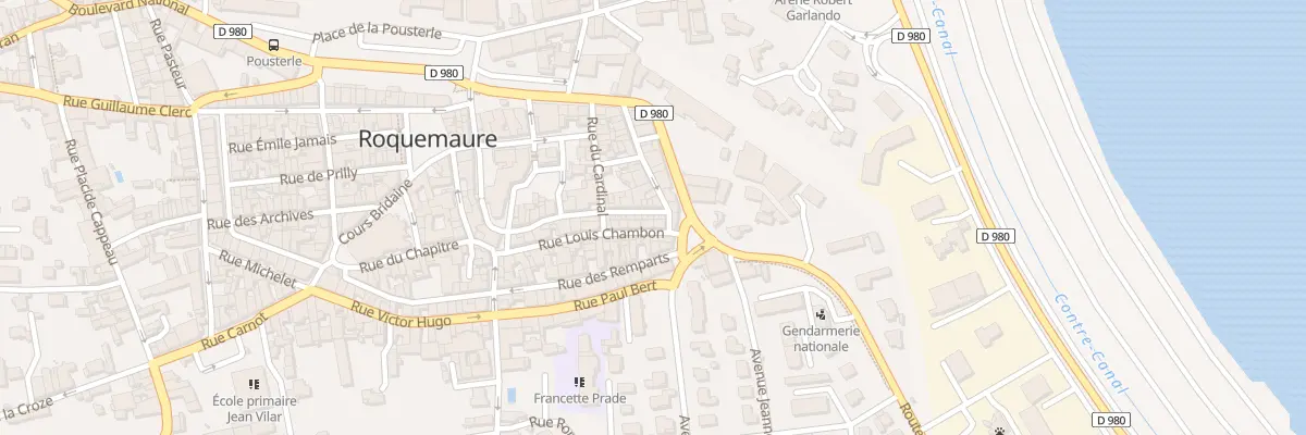 Plan du 14 Rue du Président à Roquemaure