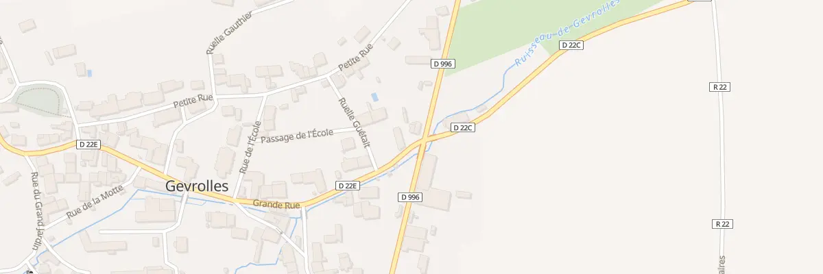 Plan du 35 Gr Grande Rue à Gevrolles