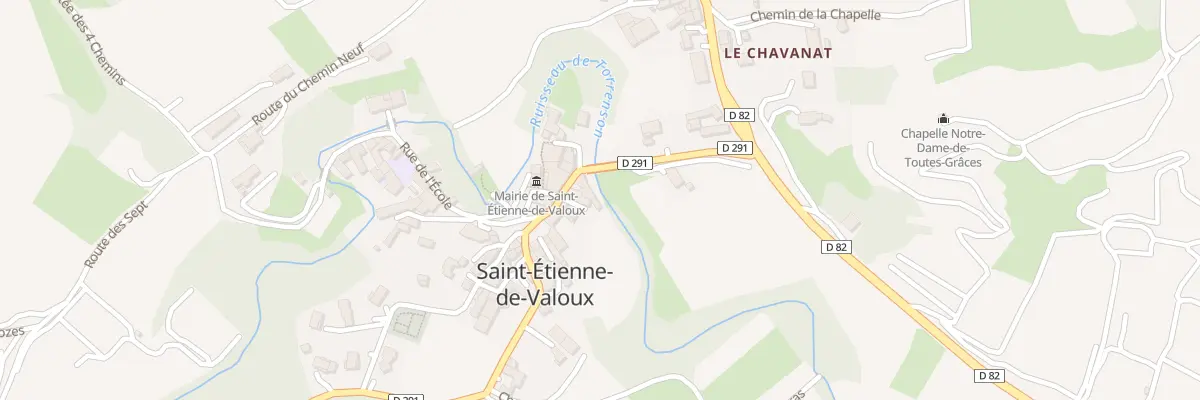 Plan du 161 Rte de Thorrenc à Saint-Étienne-de-Valoux