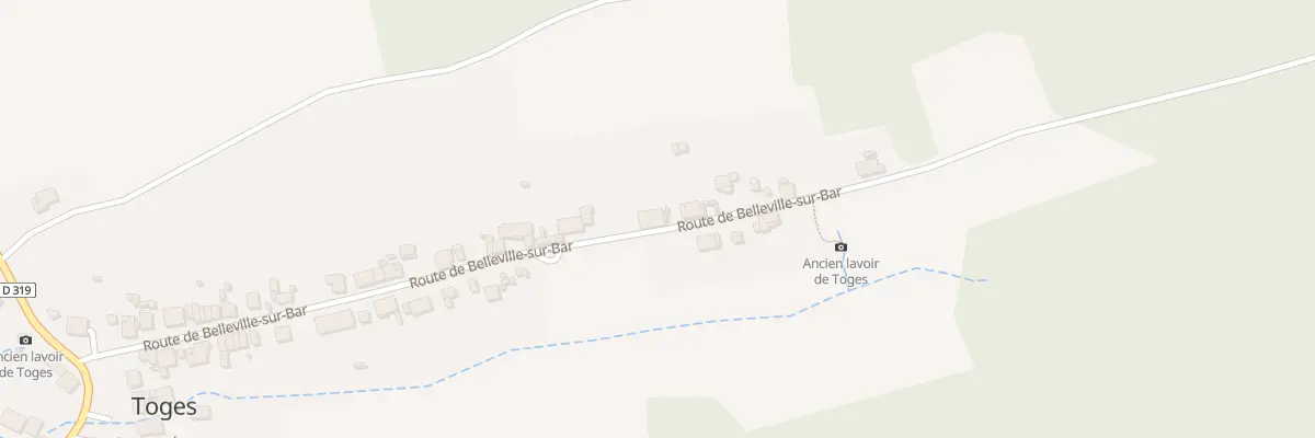 Plan du 35 Rue de Belleville à Toges