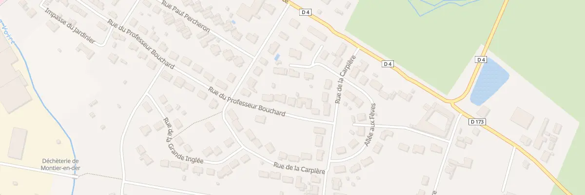 Plan du 51 Rue du Professeur Bouchard à La Porte du Der