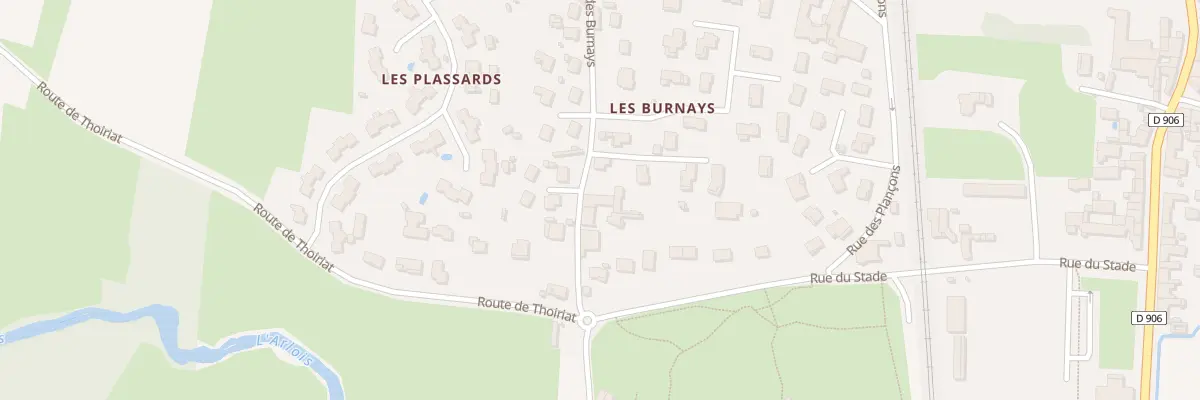 Plan du 227 Rue des Burnays à Crêches-sur-Saône