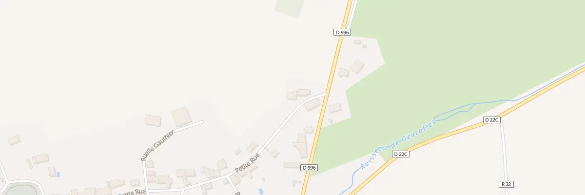 Plan du 19 Ptr Petite Rue à Gevrolles