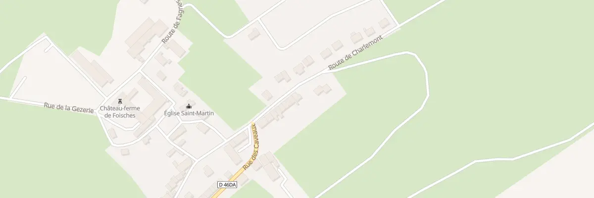 Plan du 8 Rte de Charlemont à Foisches