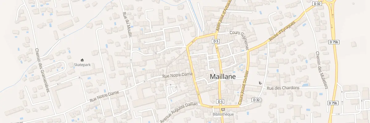 Plan du 33 Crs Jeanne d’Arc à Maillane