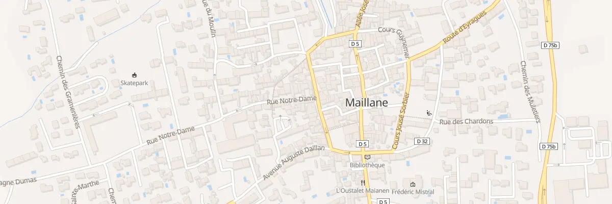 Plan du 1B Rue Notre-Dame à Maillane