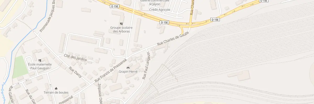 Plan du 33 Rue Charles De Gaulle à Grigny-sur-Rhône