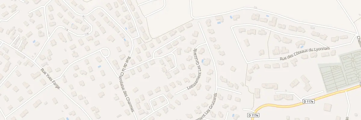 Plan du 68 Rue Charolaise des Charmes à Grigny-sur-Rhône