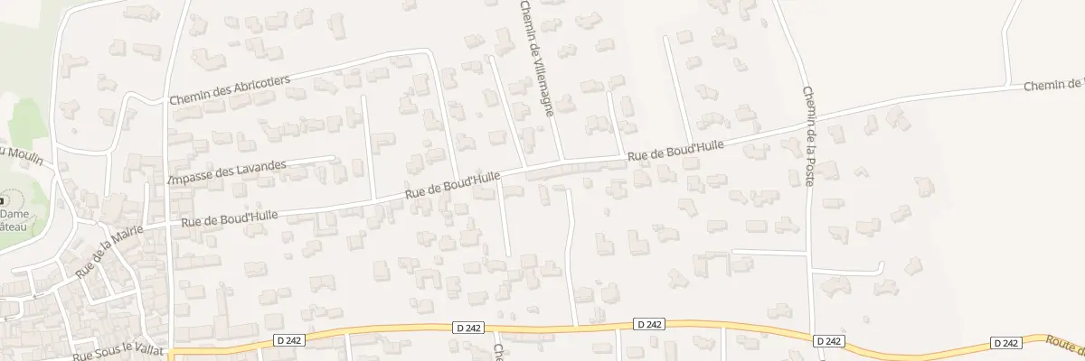 Plan du 5364 Rue de Boud’Huile à Pujaut